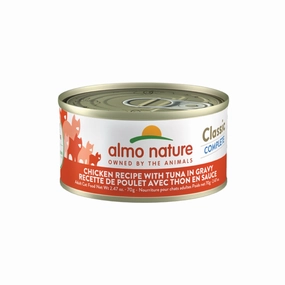 Almo Nature Classic Complete Chicken with Tuna in Gravy Can 2.47oz