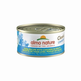 Almo Nature Classic Complete Tuna with Chicken in Gravy Can 2.47oz