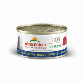 Almo Nature HQS Natural Tuna & Clams in Broth 2.47oz