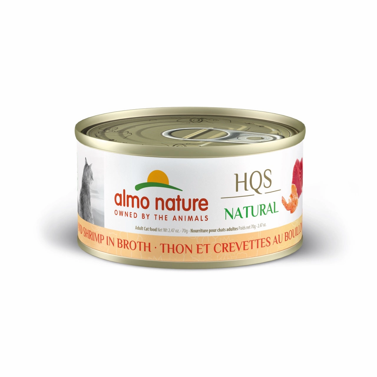 Almo Nature HQS Natural Tuna & Shrimp in Broth 2.47oz