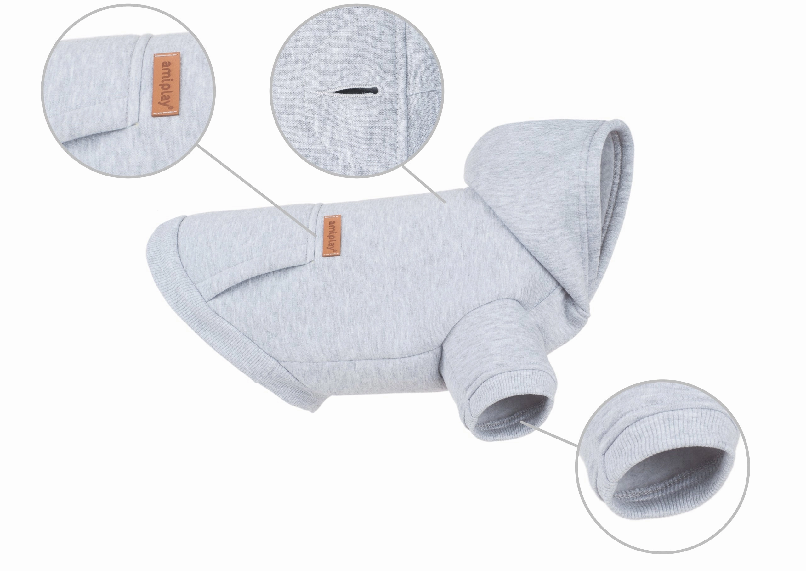 Amiplay Texas hoodie - Grey
