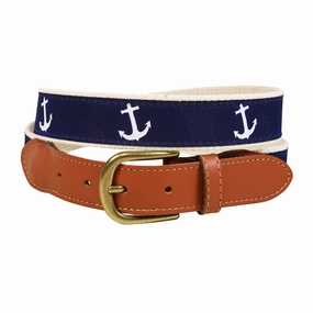 Anchor Ribbon Club Belt