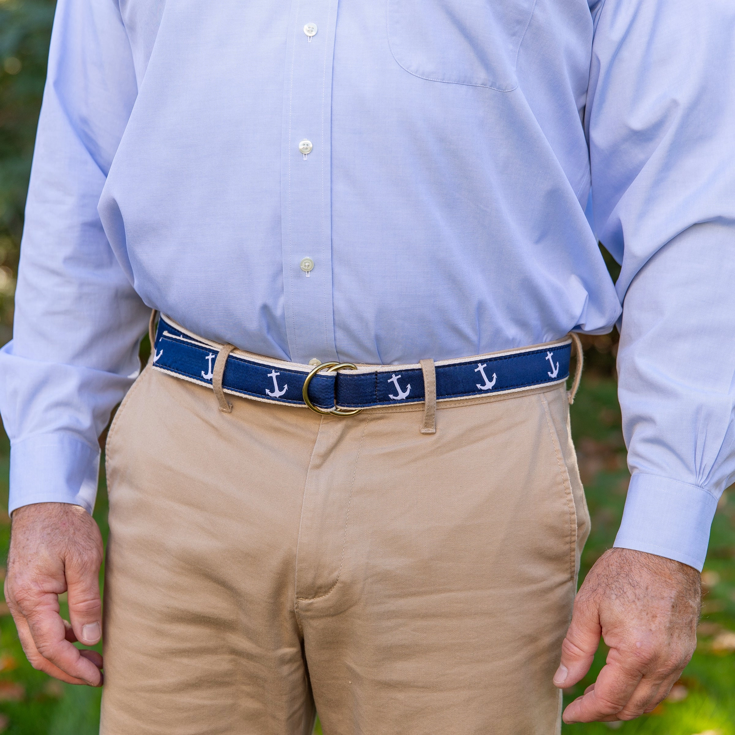 Anchor Ribbon D-Ring Belt