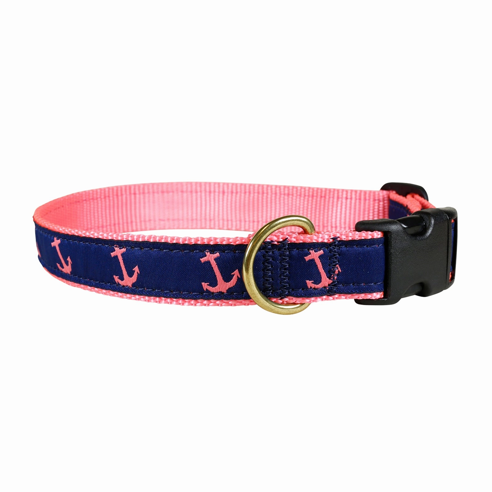 Anchor Ribbon Dog Collar