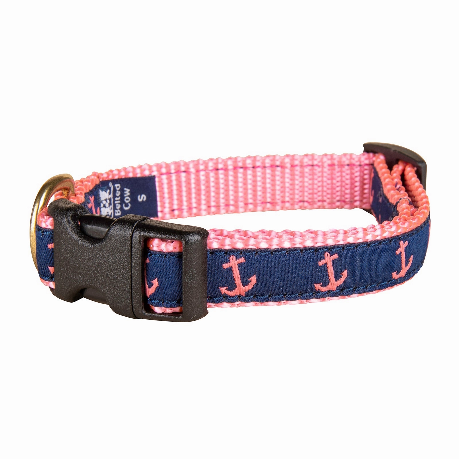 Anchor Ribbon Dog Collar