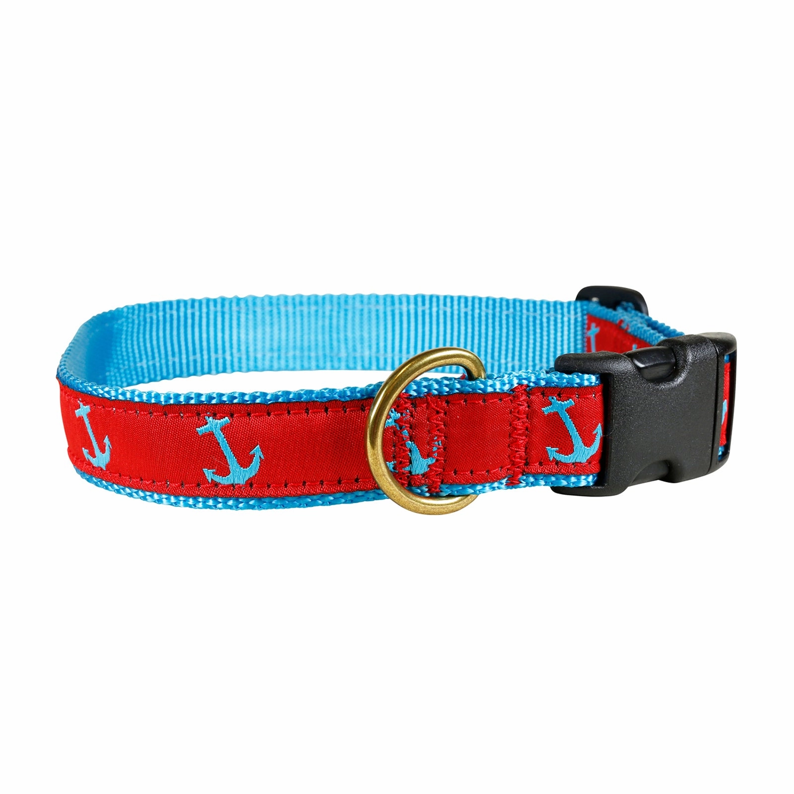 Anchor Ribbon Dog Collar