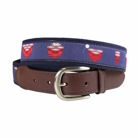 Beer Pong Ribbon Club Belt