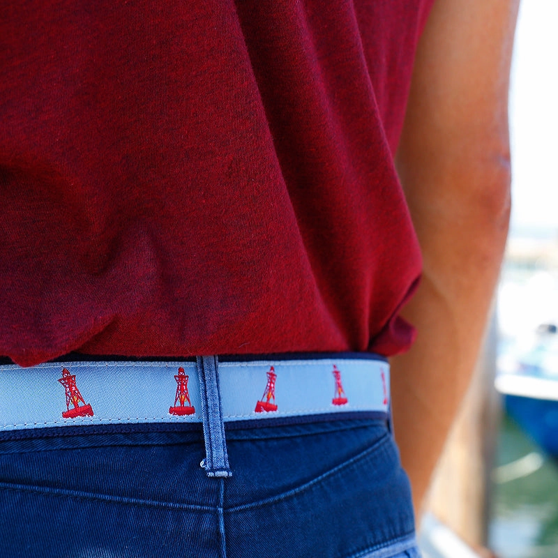 Bell Buoy Ribbon D-Ring Belt