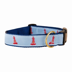 Bell Buoy Ribbon Dog Collar
