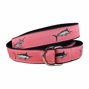 Billfish Ribbon D-Ring Belt