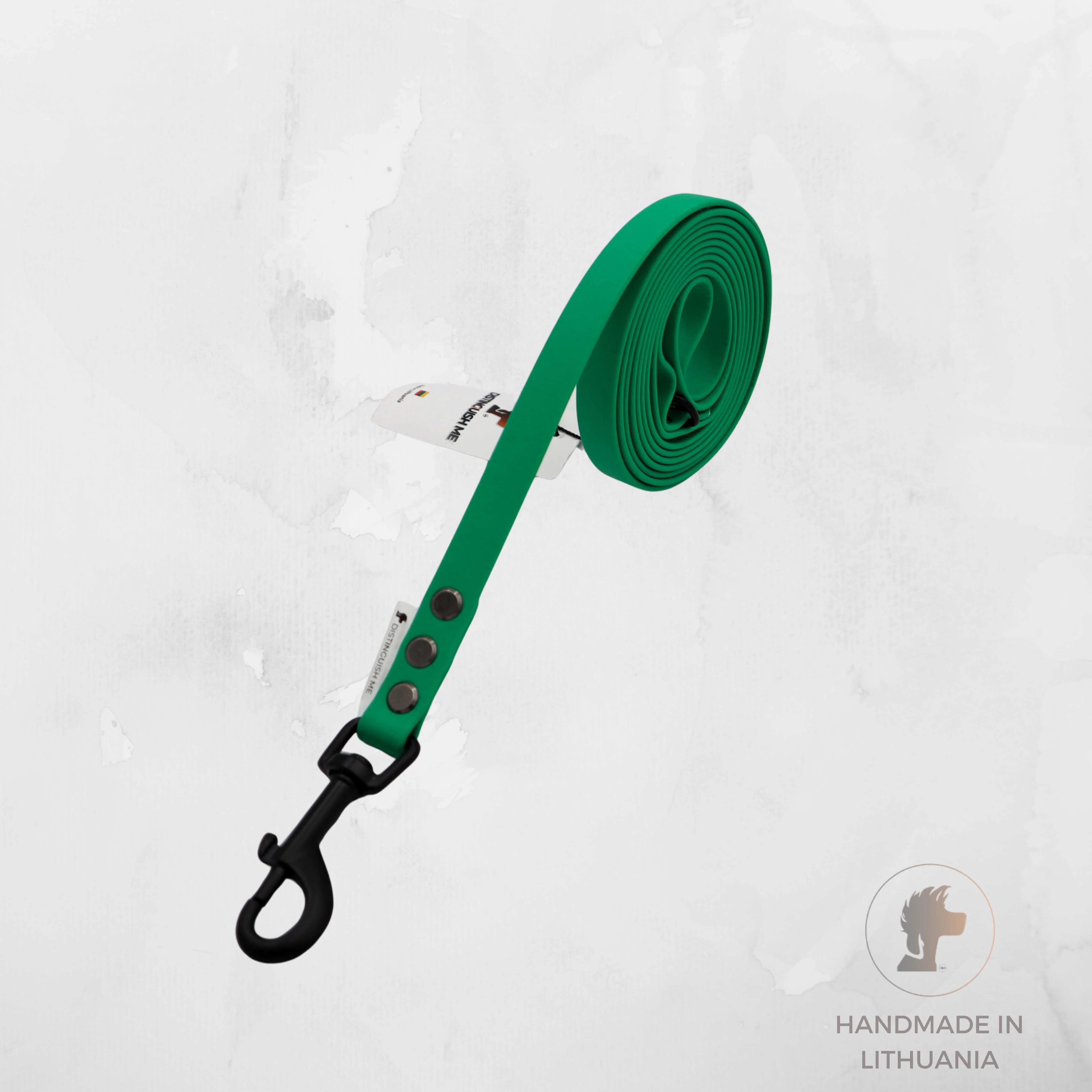 Biothane Dog Leash | Emerald Green  | Width: 16 mm
