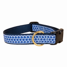 Blueberries Ribbon Dog Collar