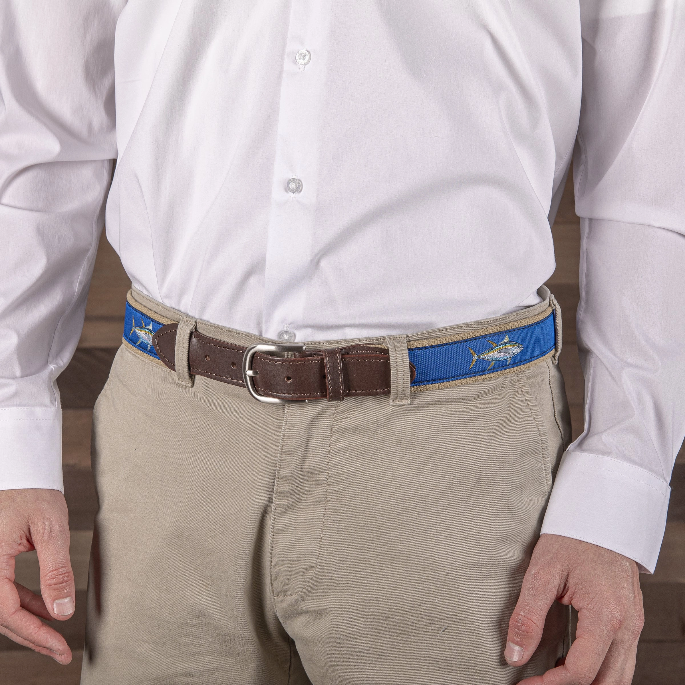Bluefin & Yellowfin Tuna Ribbon Club Belt