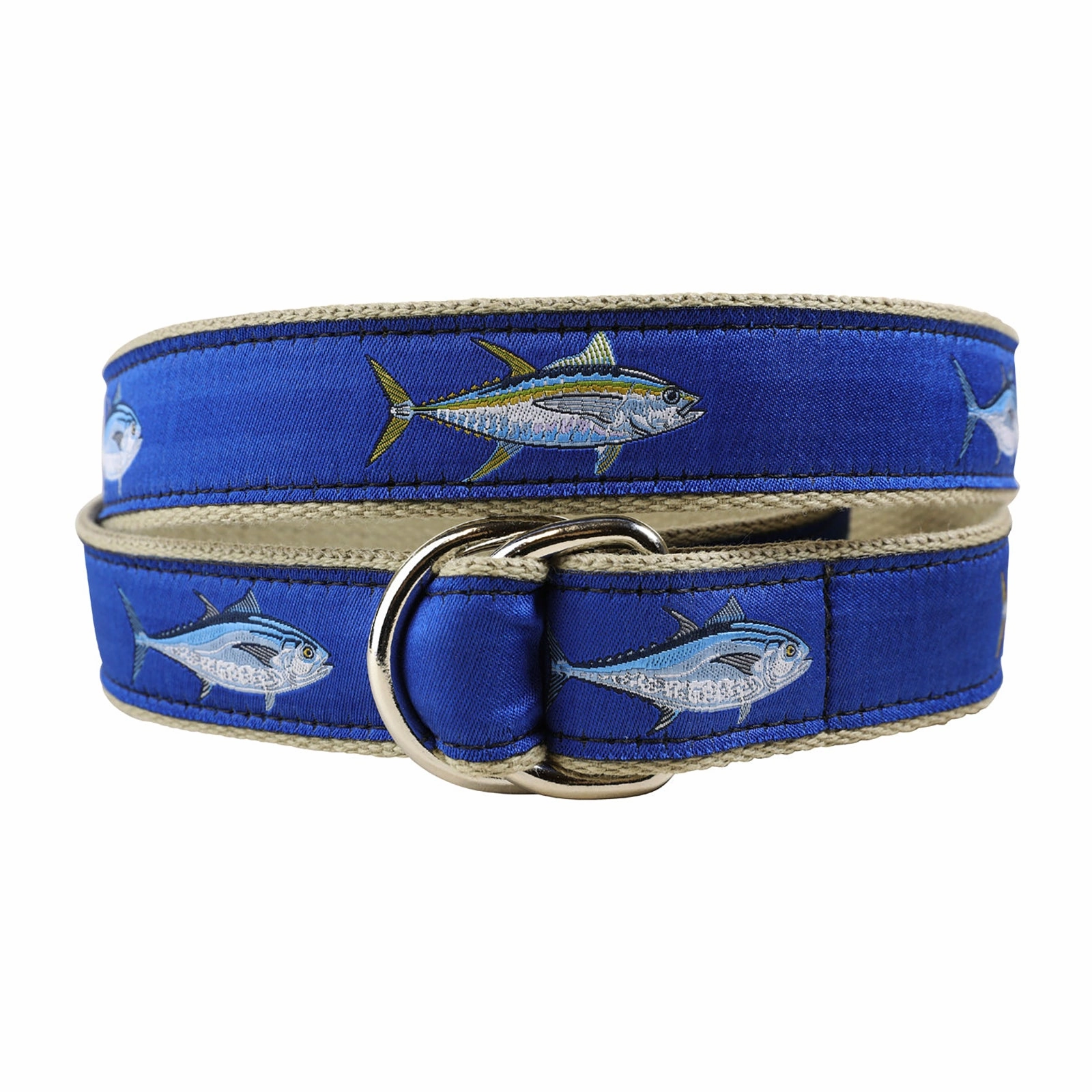 Bluefin & Yellowfin Tuna Ribbon D-Ring Belt