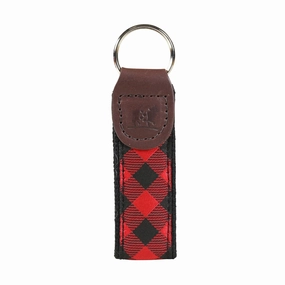 Buffalo Plaid Key Fob