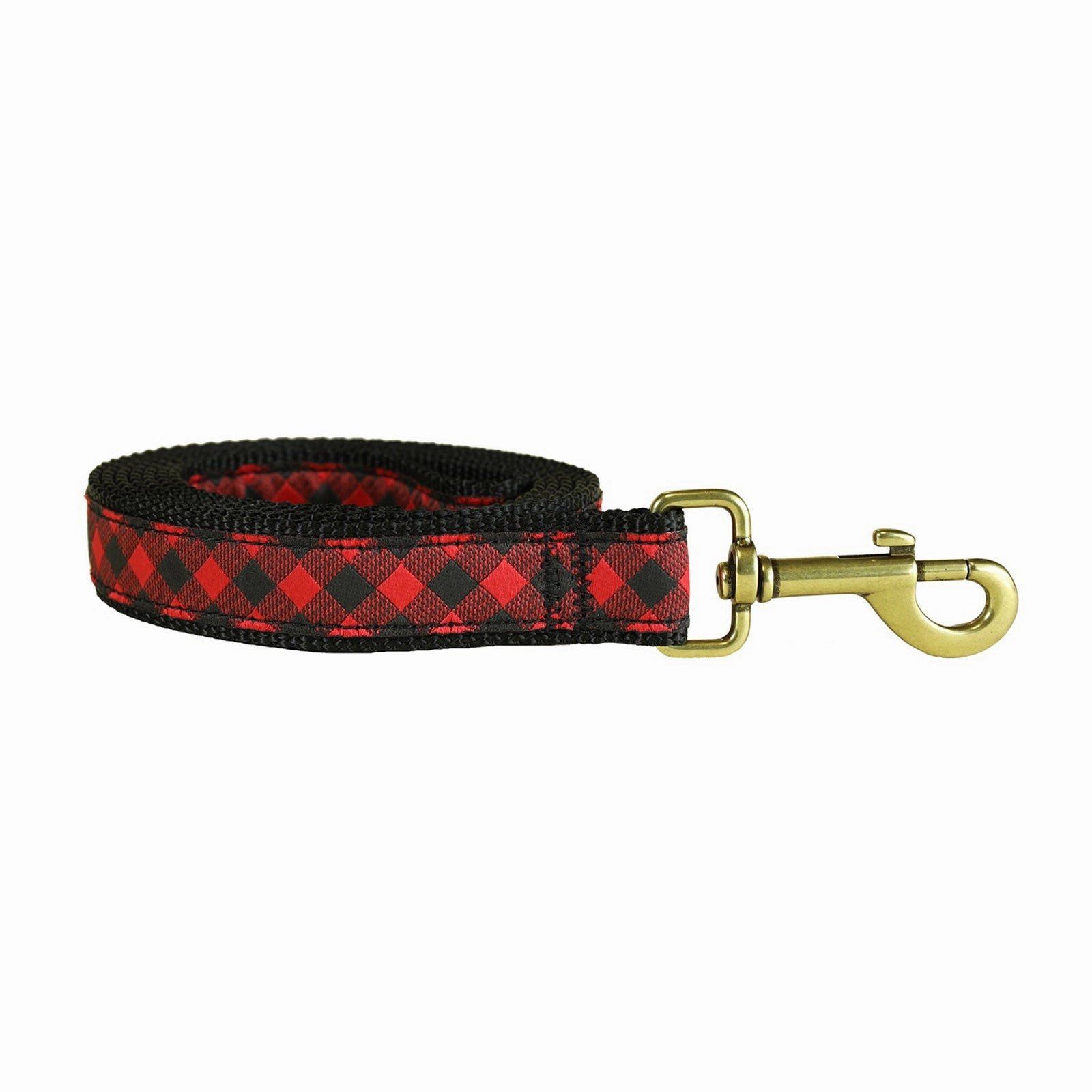 Buffalo Plaid Ribbon Dog Leash