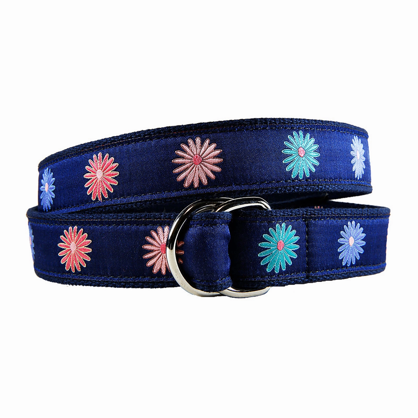 Classic Flower Ribbon D-Ring Belt