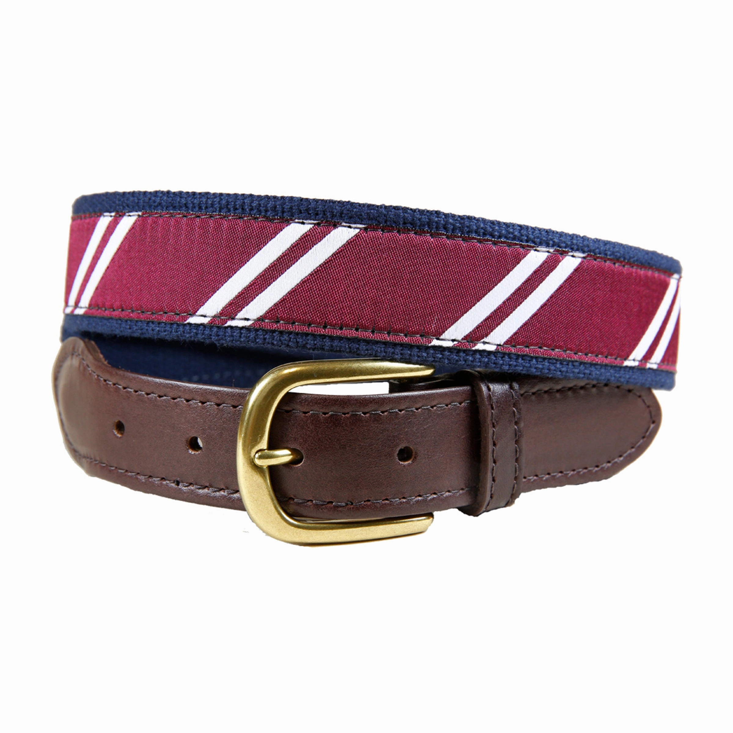 Classic Repp Stripe Club Belt