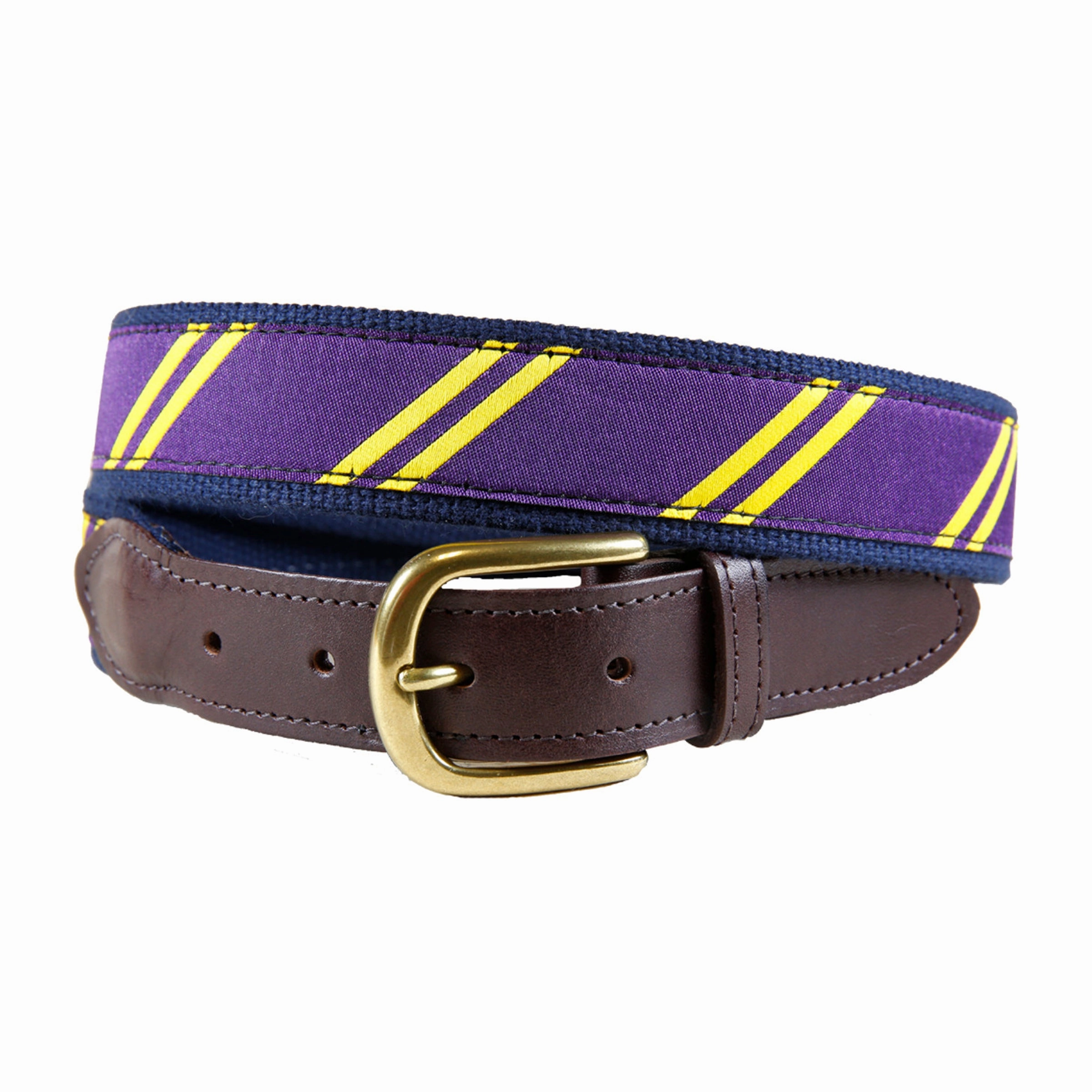 Classic Repp Stripe Club Belt