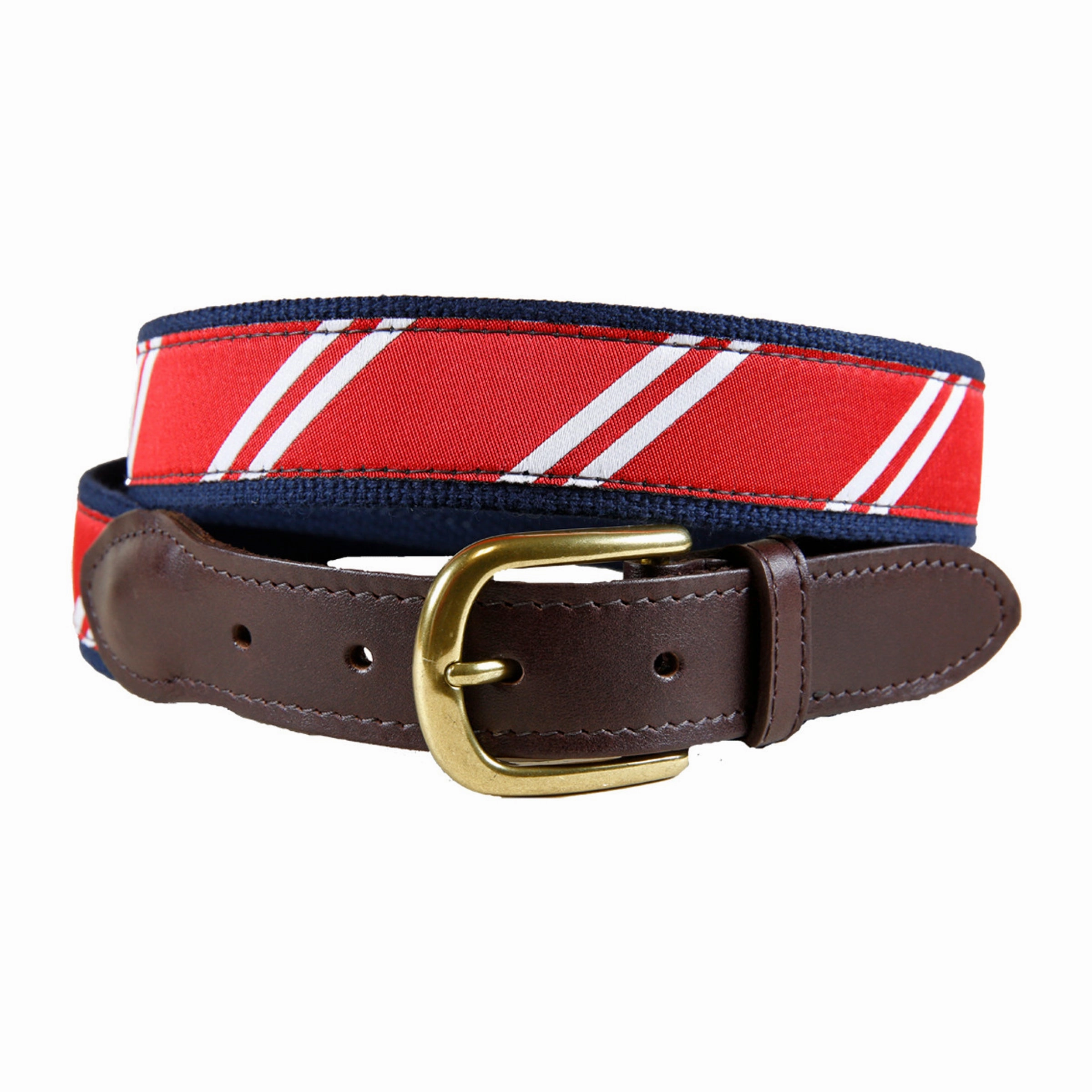 Classic Repp Stripe Club Belt