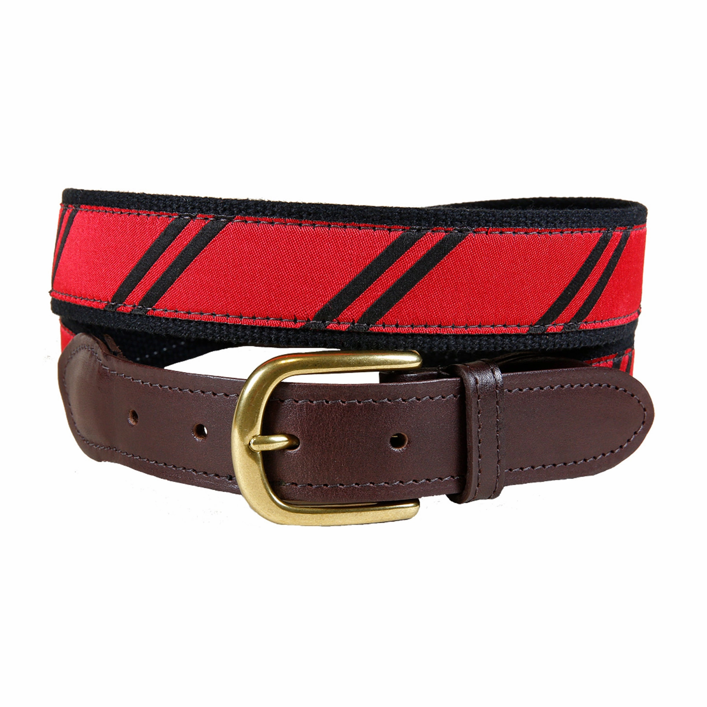 Classic Repp Stripe Club Belt