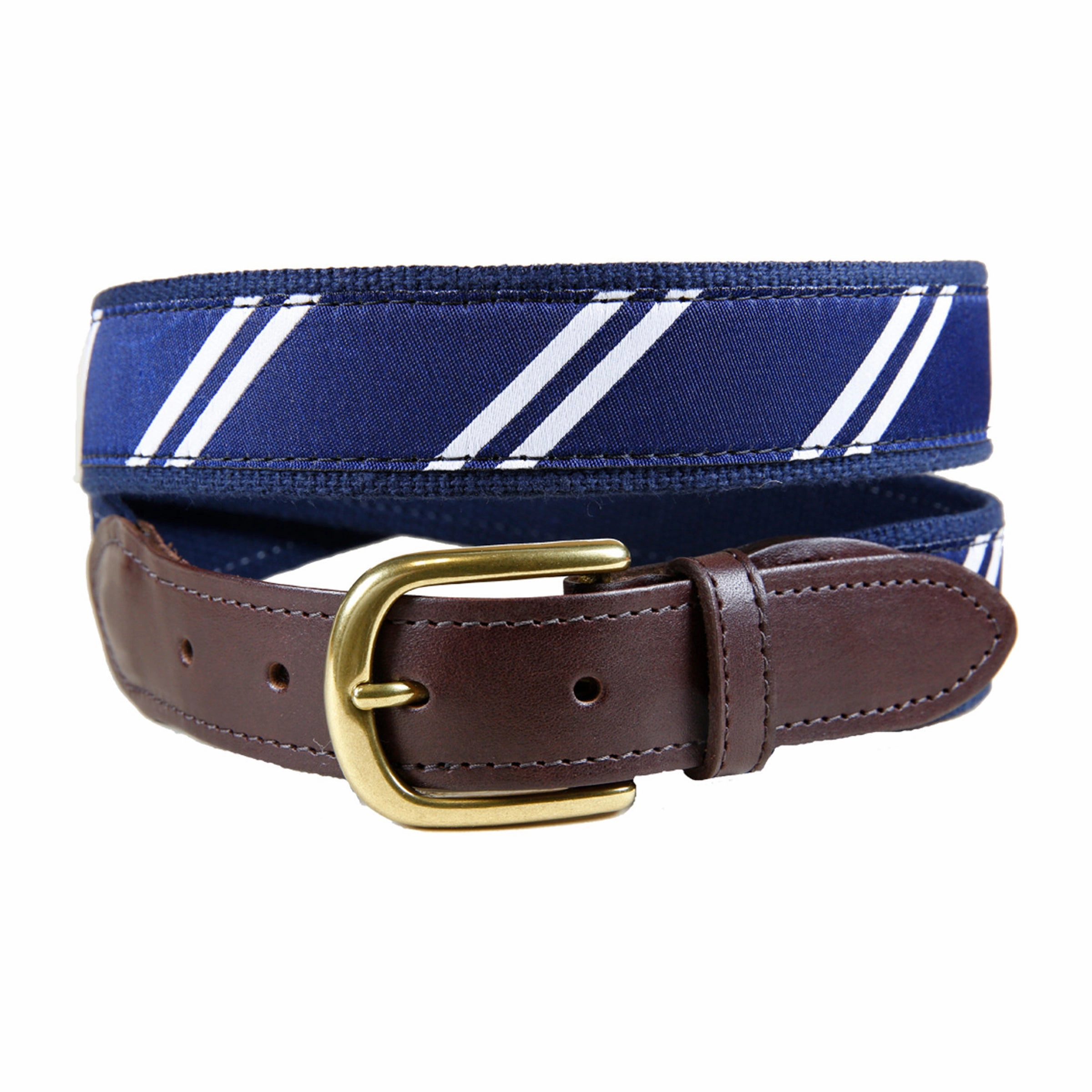 Classic Repp Stripe Club Belt