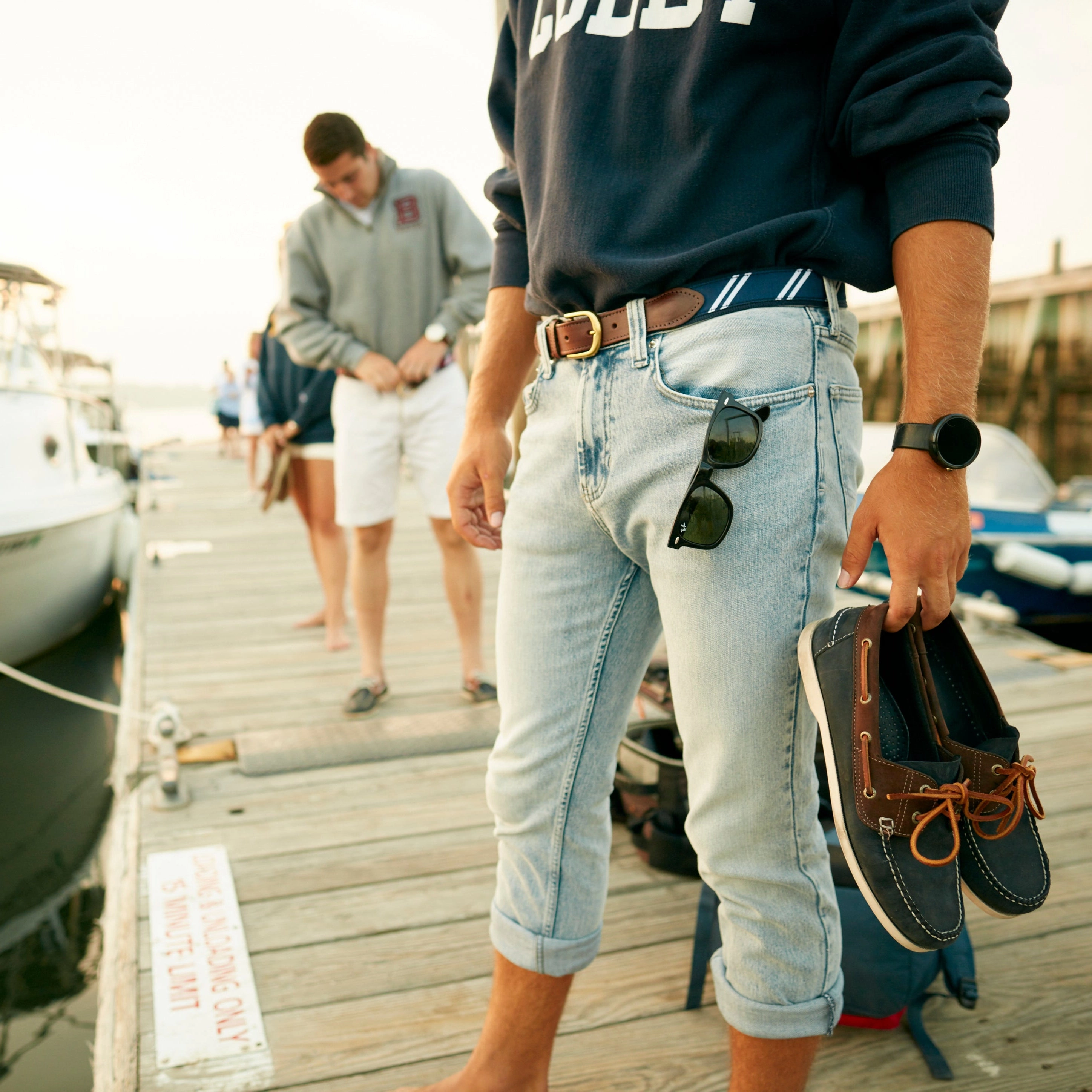 Classic Repp Stripe Club Belt