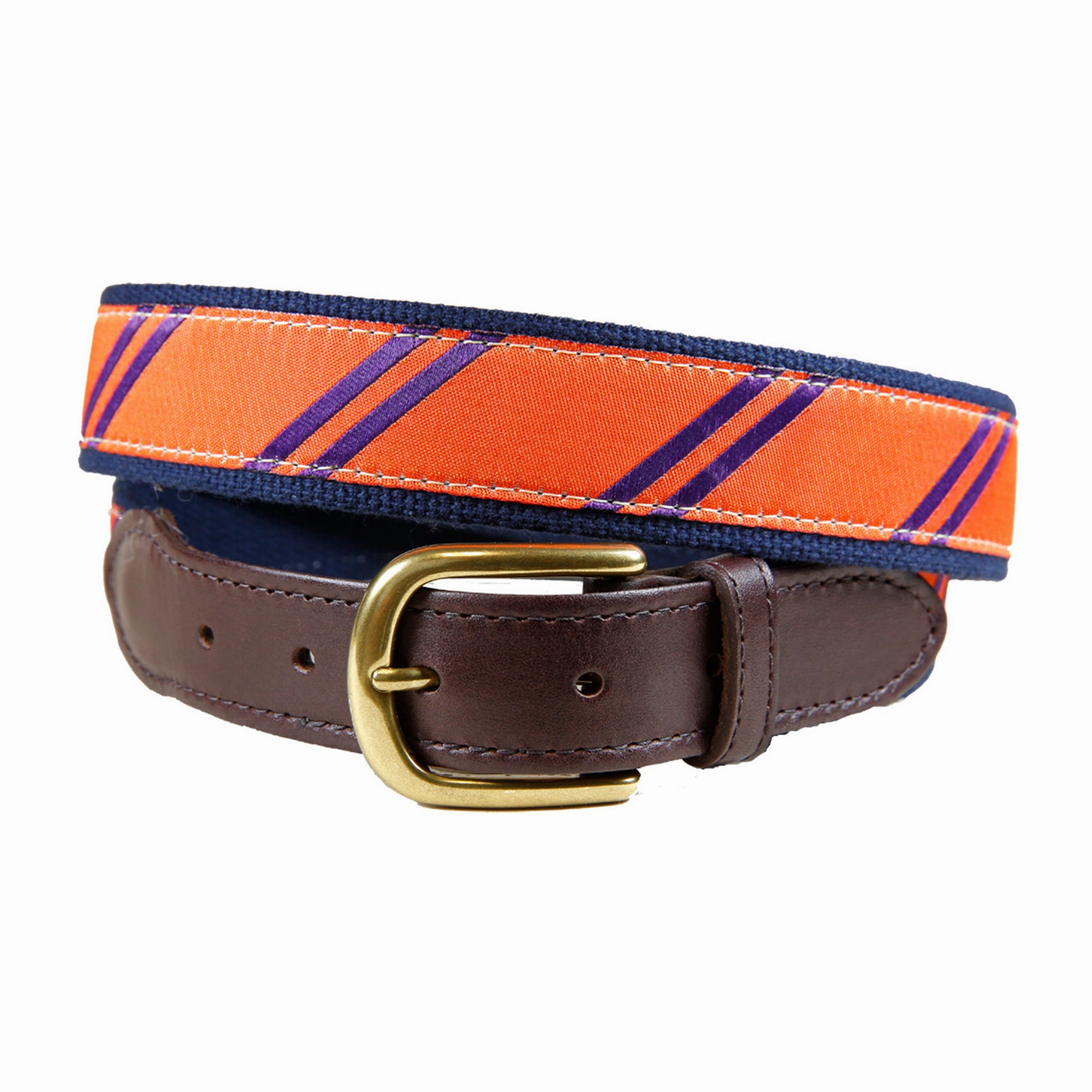 Classic Repp Stripe Club Belt