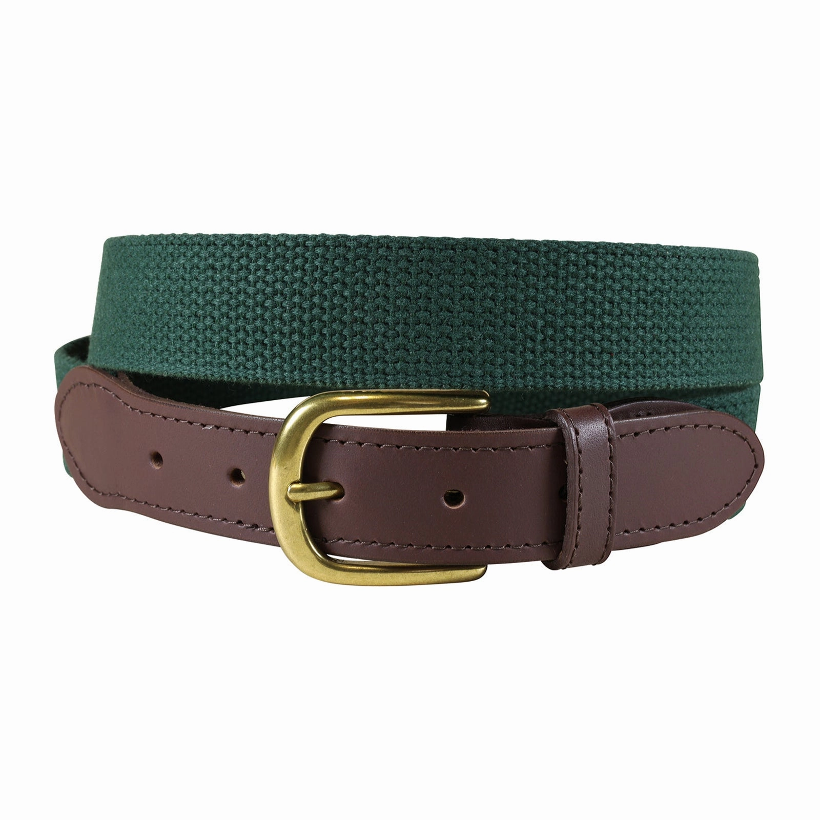 Classic Solid Color Cotton Webbing Club Belt