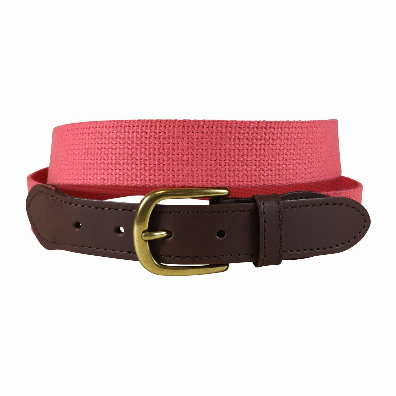 Classic Solid Color Cotton Webbing Club Belt