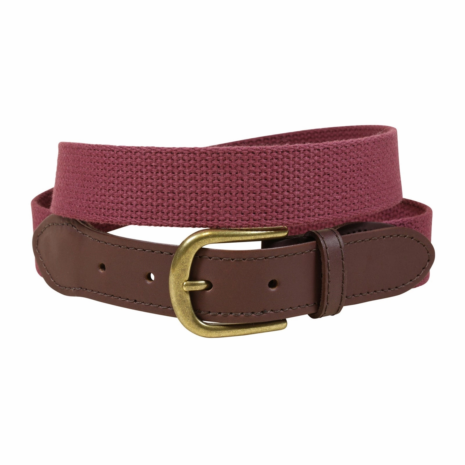 Classic Solid Color Cotton Webbing Club Belt
