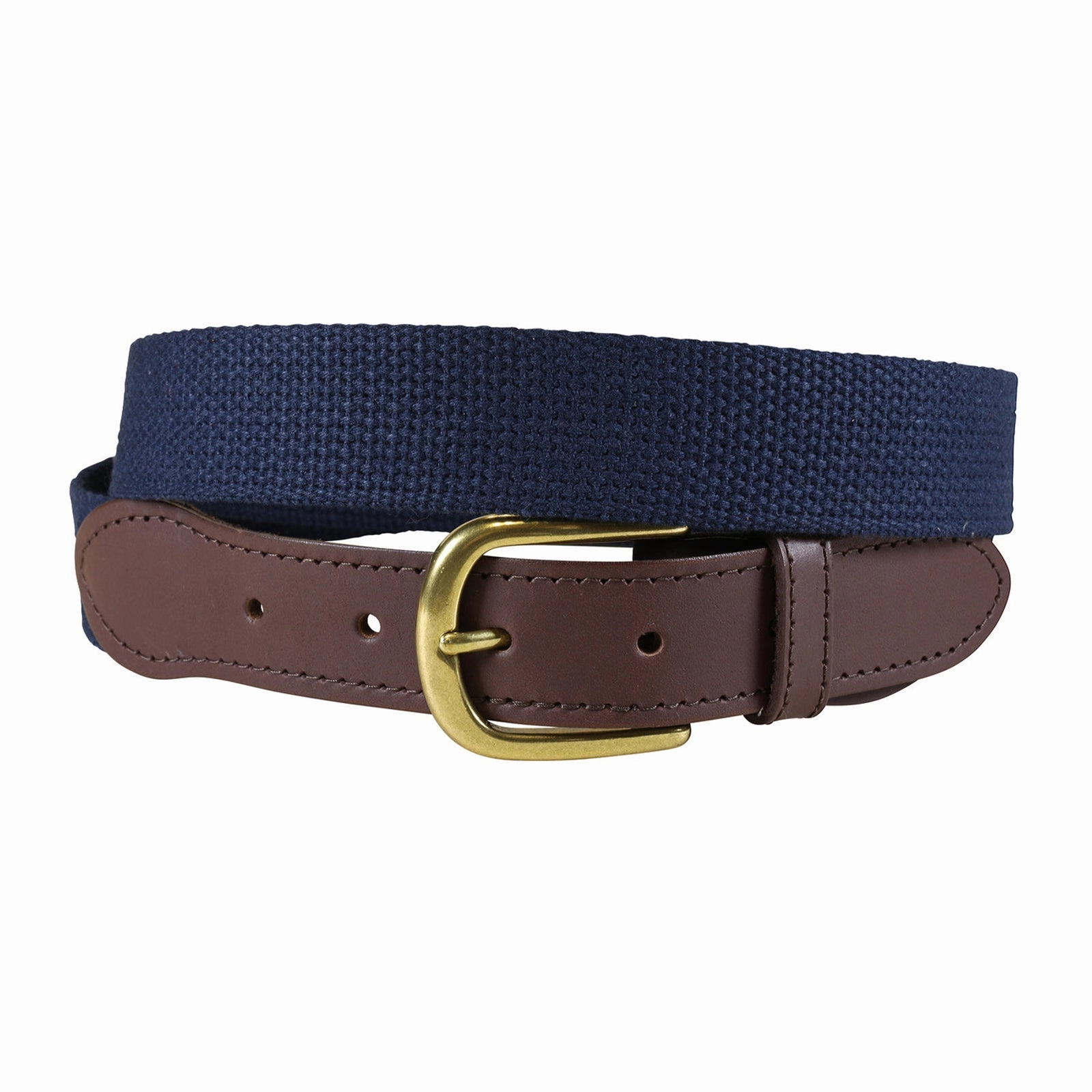 Classic Solid Color Cotton Webbing Club Belt