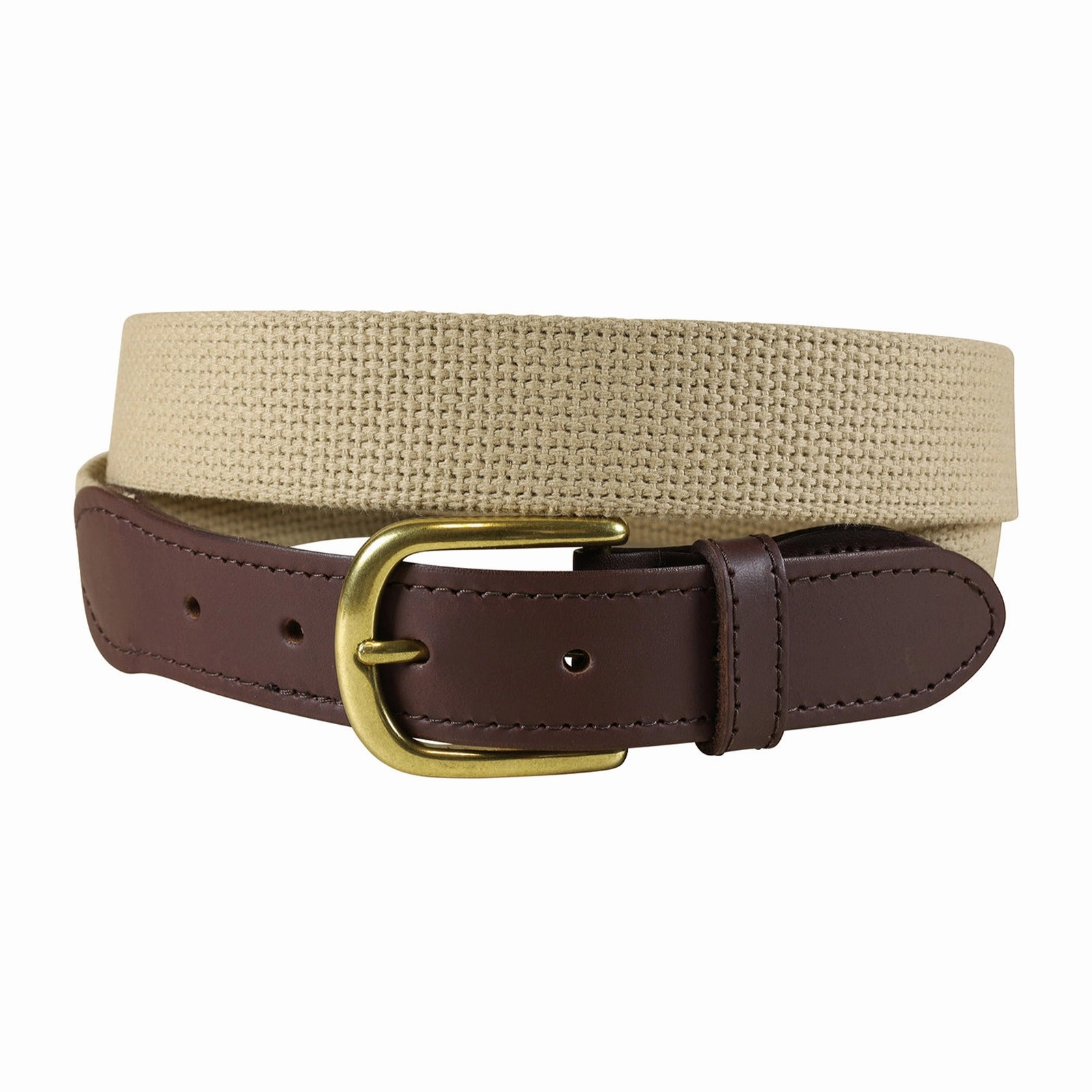 Classic Solid Color Cotton Webbing Club Belt