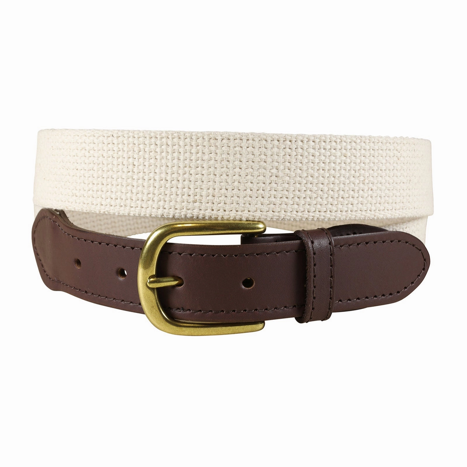 Classic Solid Color Cotton Webbing Club Belt