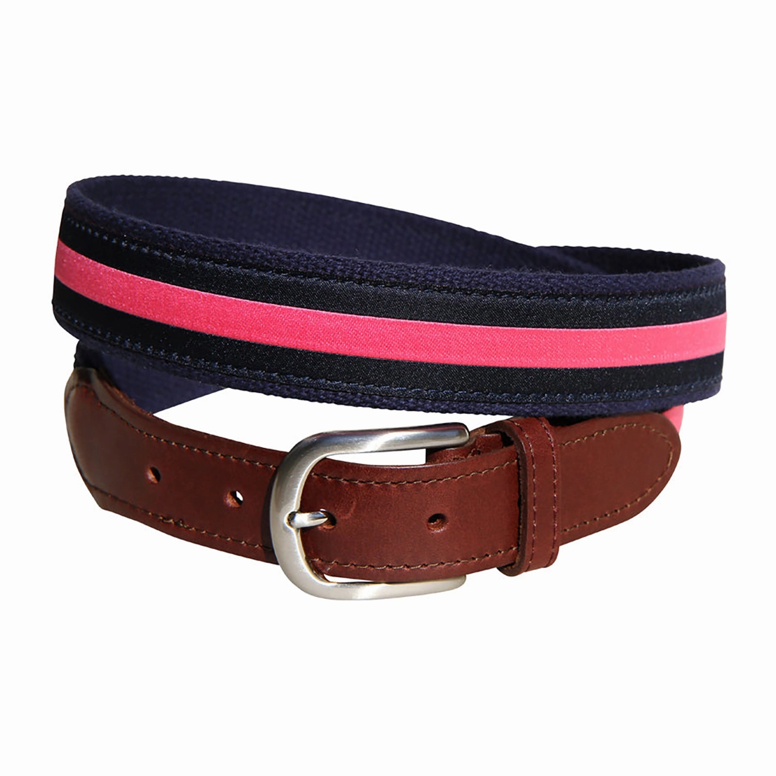Classic Stripe Ribbon Club Belt