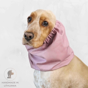 Cotton Dog Snood | Ash Pink