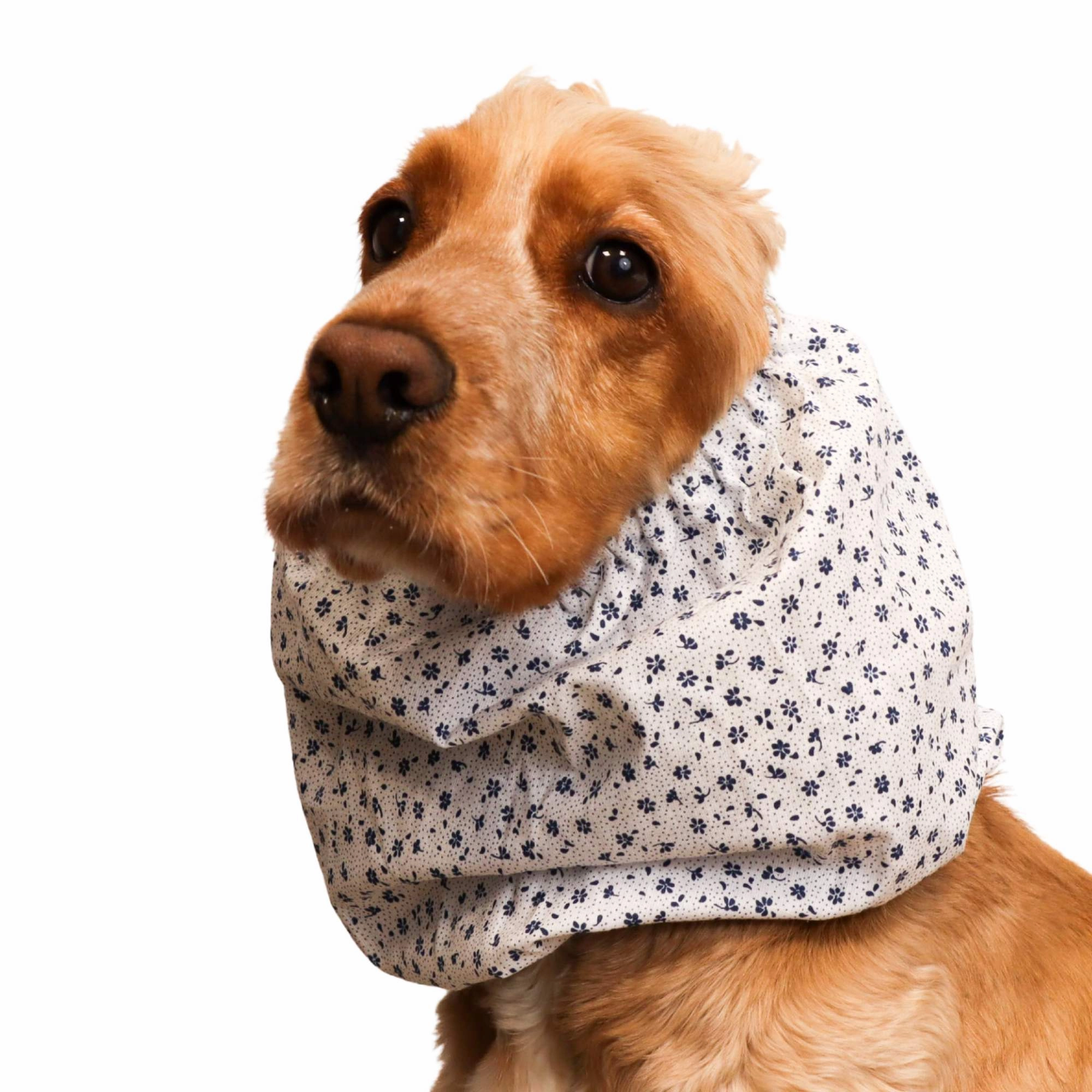 Cotton Dog Snood | Blue Porcelain
