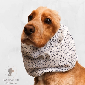 Cotton Dog Snood | Blue Porcelain