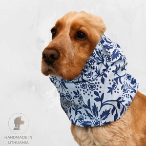 Cotton Dog Snood | Cerulean Bloom