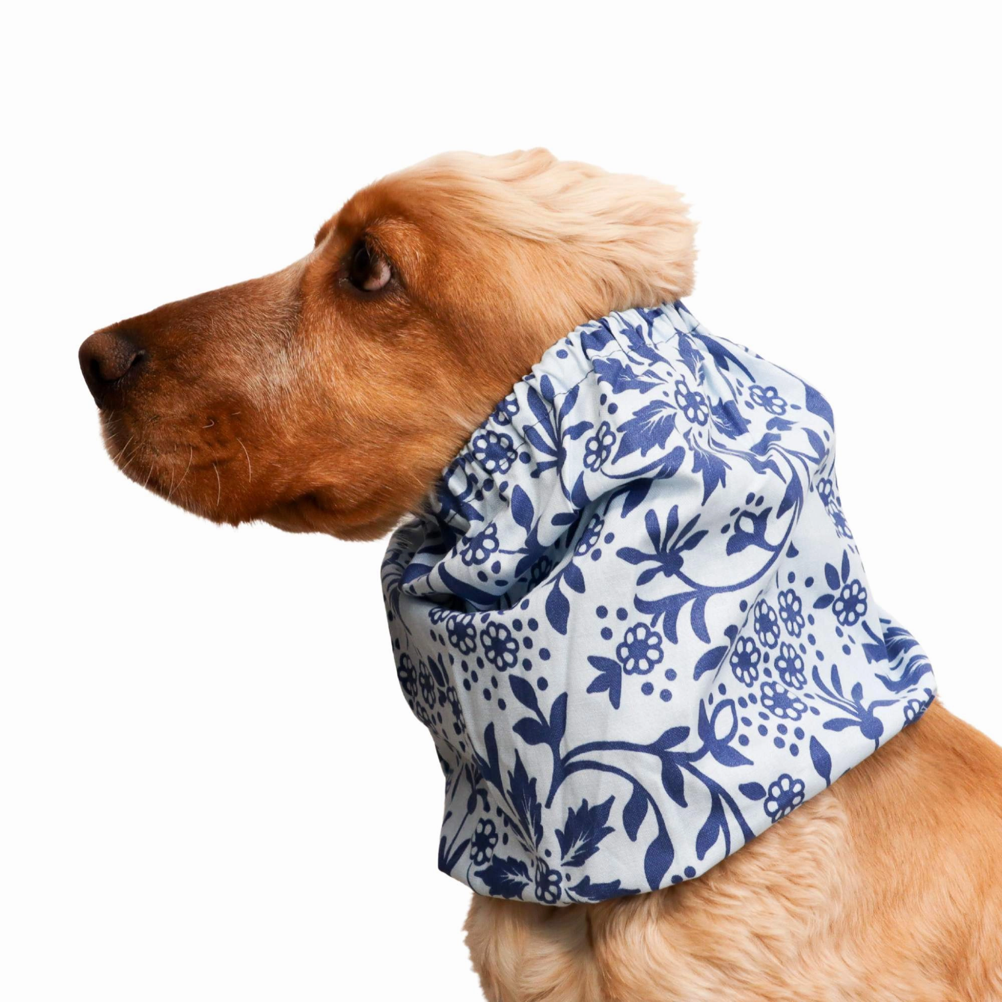 Cotton Dog Snood | Cerulean Bloom