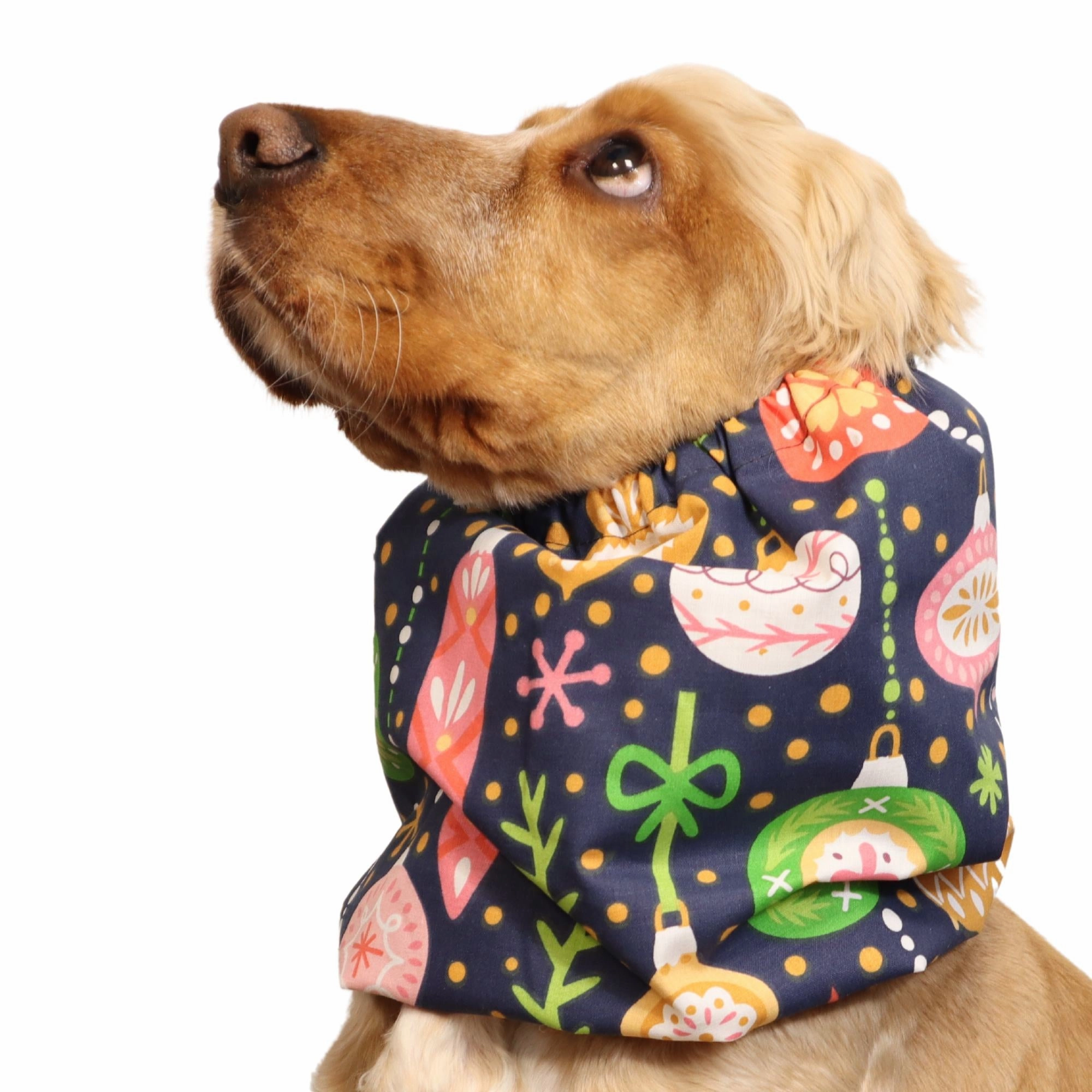 Cotton Dog Snood | Christmas decoration