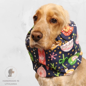 Cotton Dog Snood | Christmas decoration