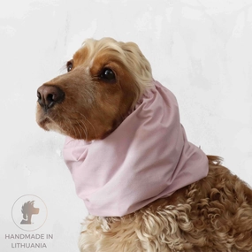 Cotton Dog Snood | Cream Pink