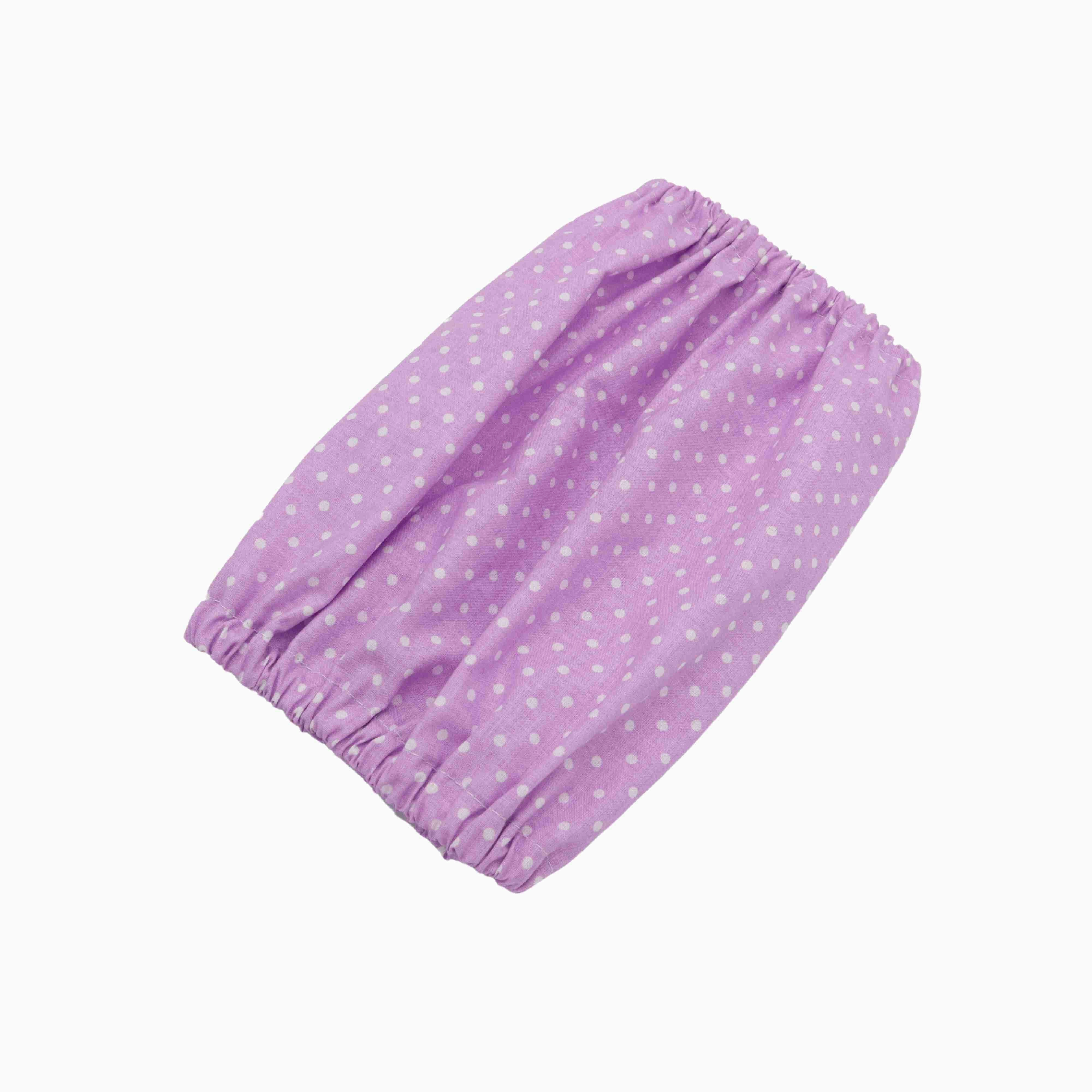 Cotton Dog Snood | Dots in Purple
