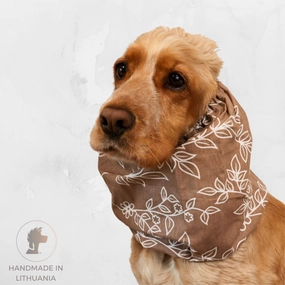 Cotton Dog Snood | Feuille Douce