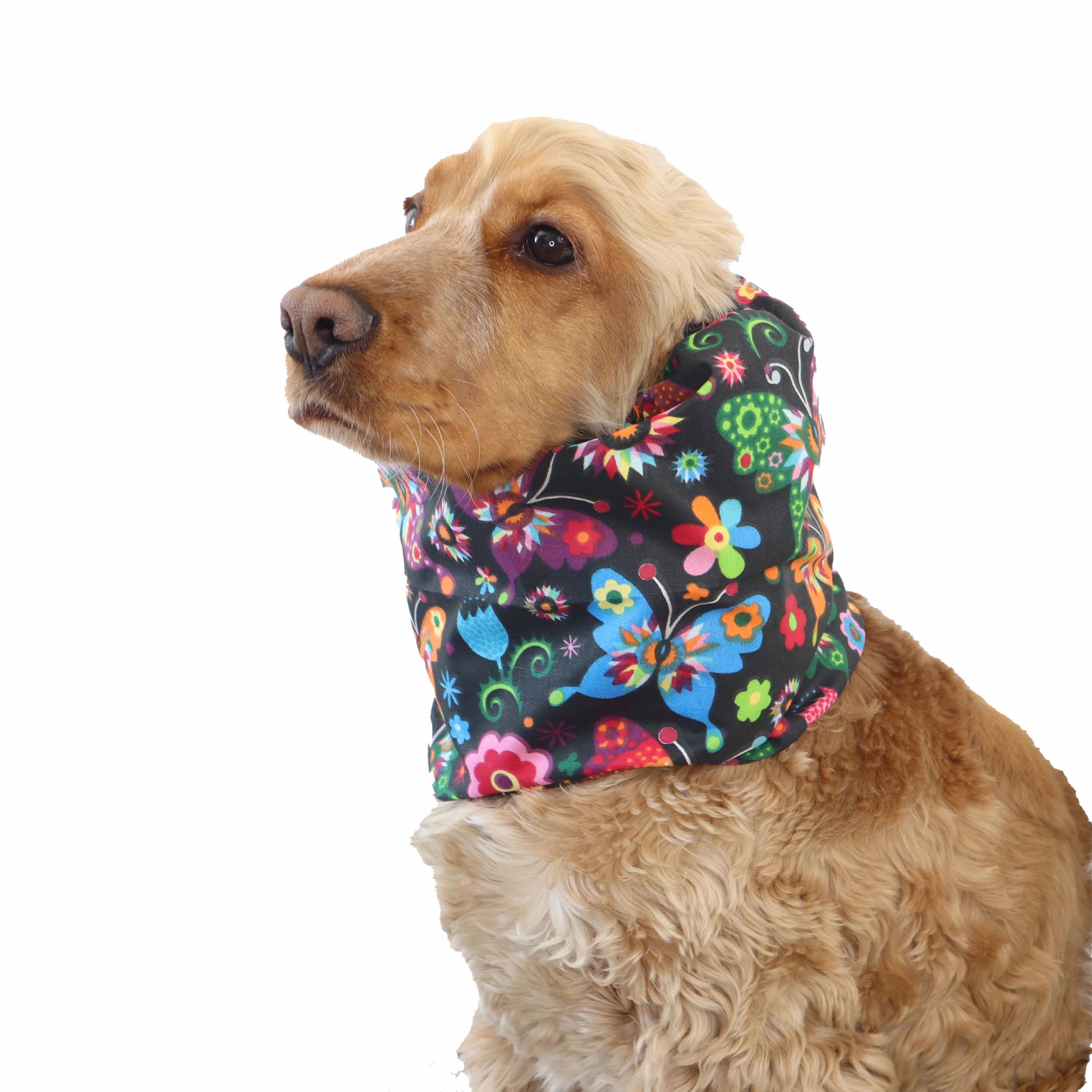 Cotton Dog Snood | Flowery