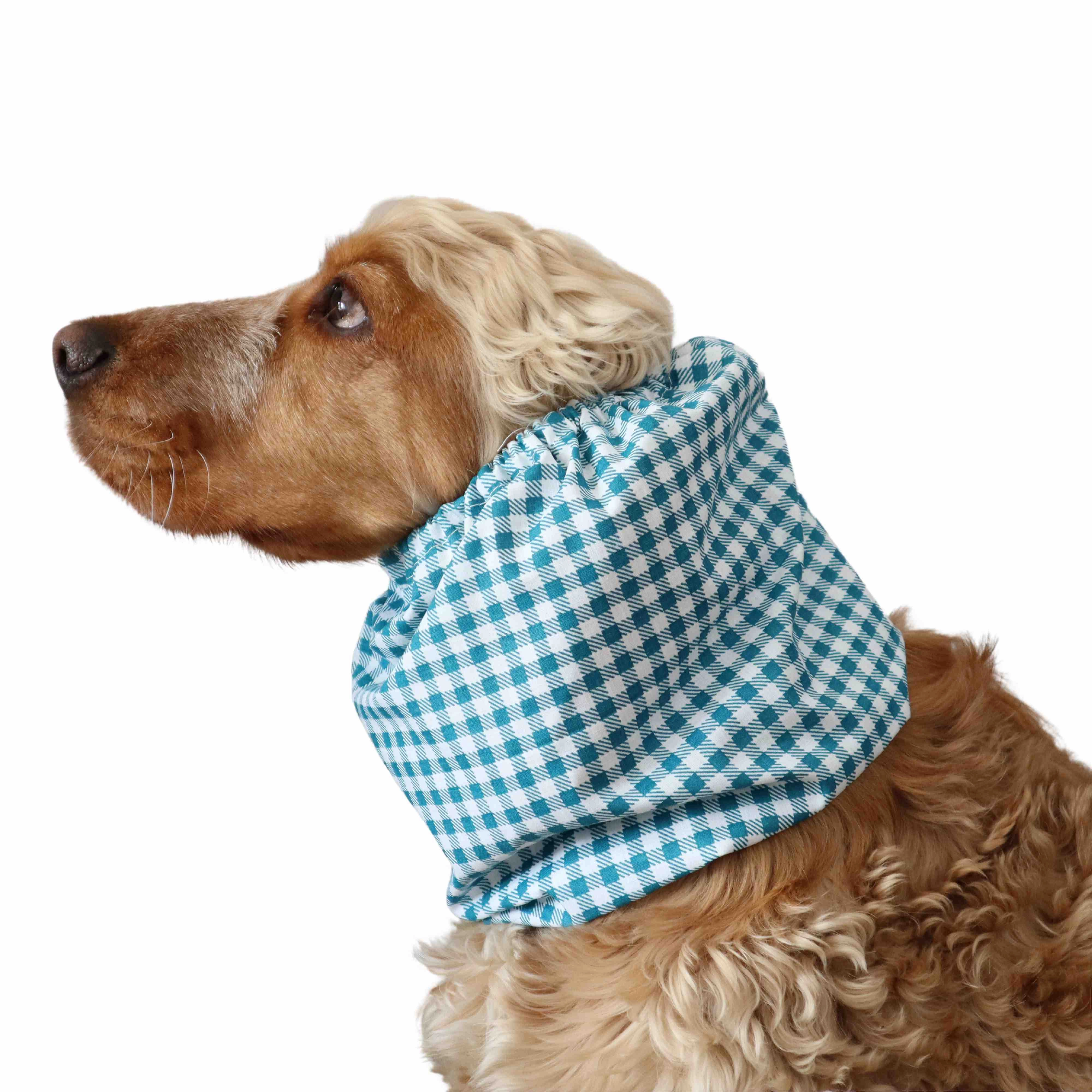 Cotton Dog Snood | Green Cells