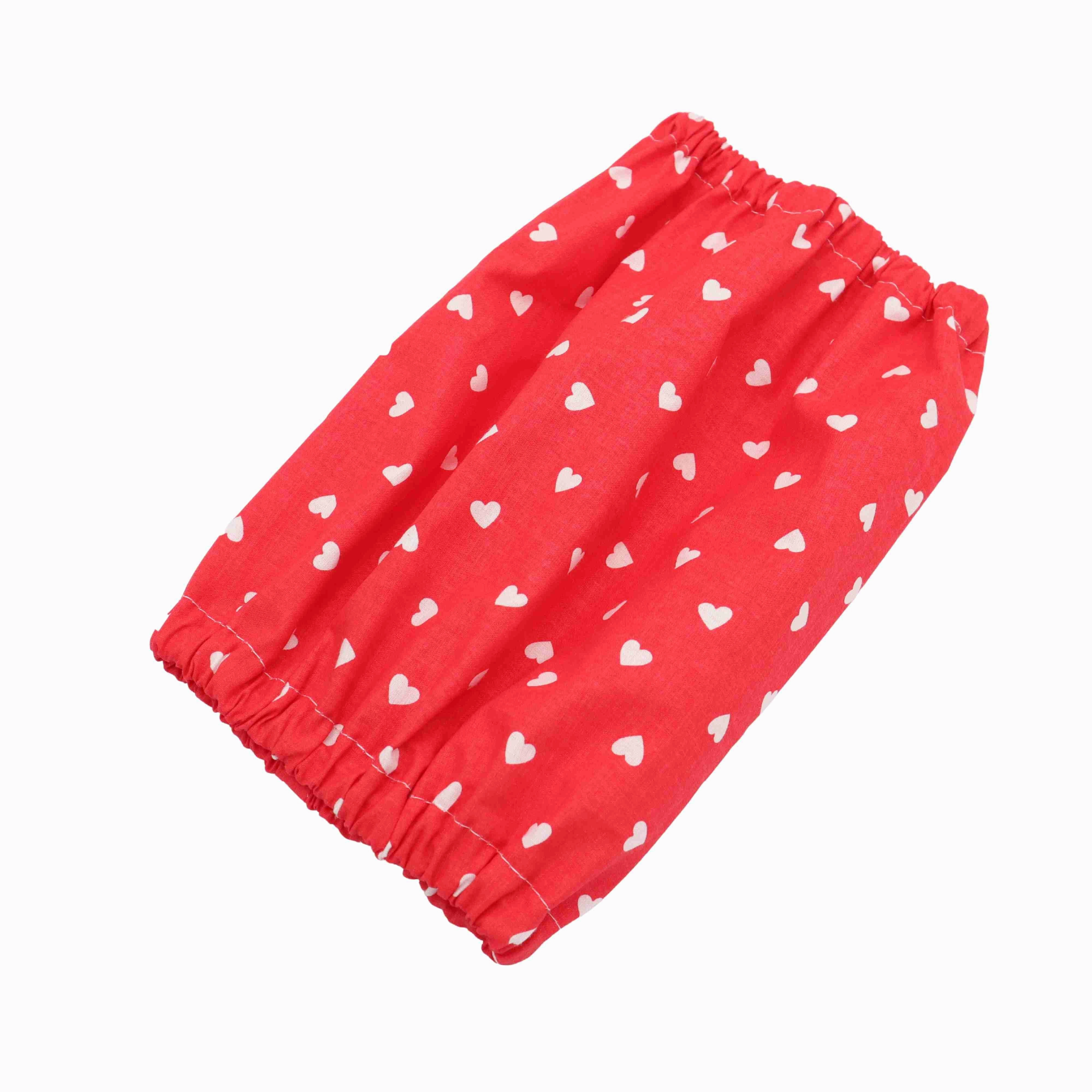 Cotton Dog Snood | Hearts in Red