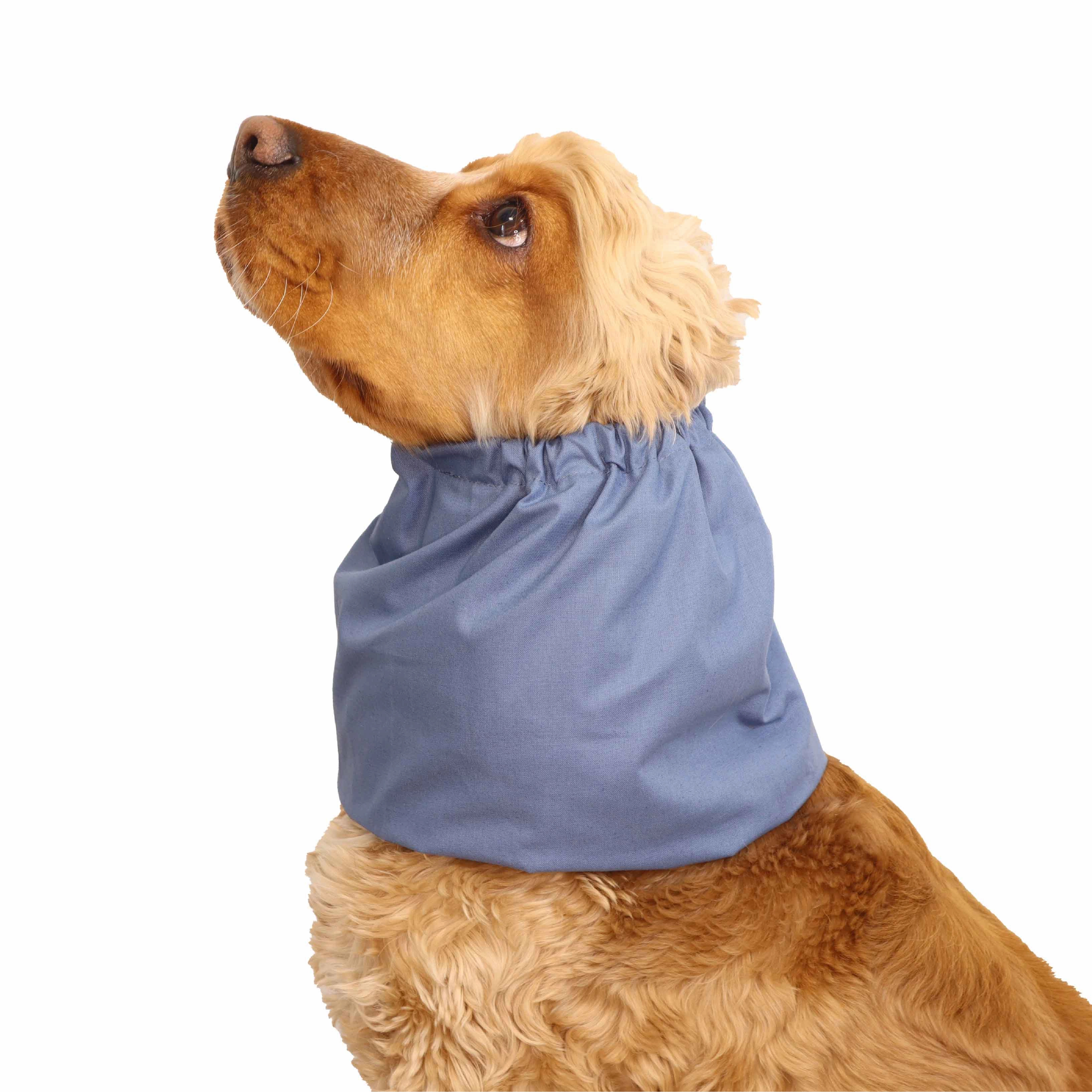 Cotton Dog Snood | Jeans Blue