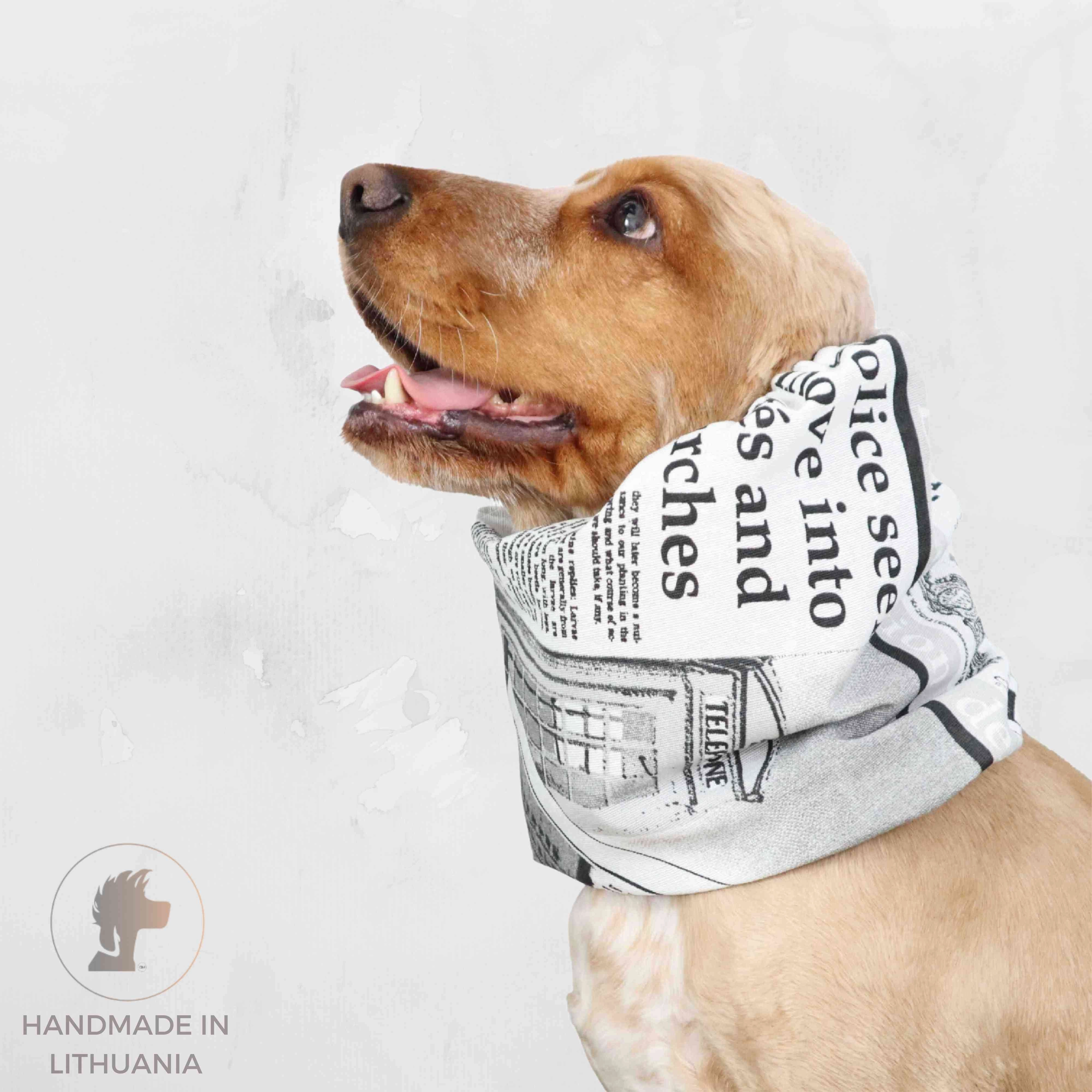Cotton Dog Snood | Newspaper